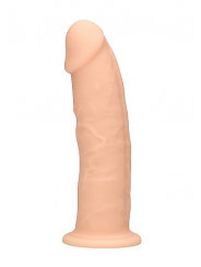 Godemichet sans testicules 15,3 cm REALROCK - blanc arrière
