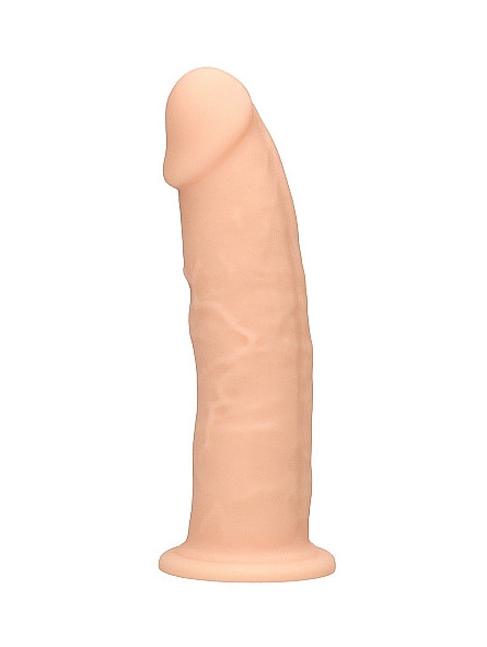 Godemichet sans testicules 15,3 cm REALROCK - blanc arrière Godemichet sans testicules REALROCK