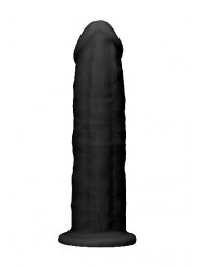 Godemichet sans testicules 15,3 cm REALROCK - noir face arrière