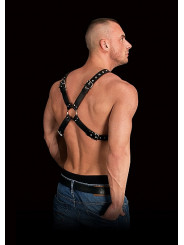 Harnais noir pour homme Adonis Ouch! dos