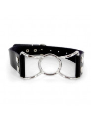 Bâillon en acier et cuir "Spider" Dark-Line