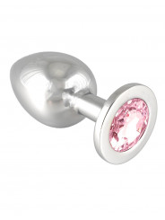 Plug en inox taille M Rimba - rose