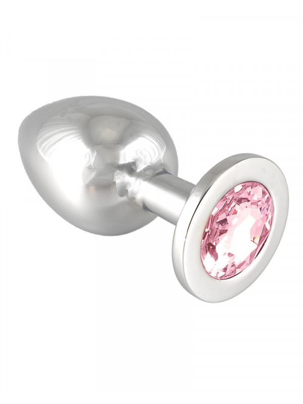 Plug en inox taille M Rimba - rose