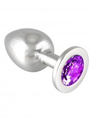 Plug en inox taille M Rimba - violet