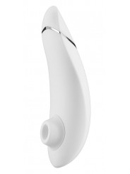 Stimulateur clitoridien Premium Womanizer - blanc profil
