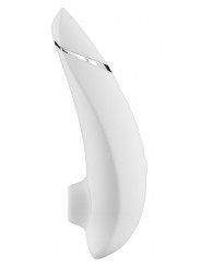 Stimulateur clitoridien Premium Womanizer - blanc profil droit