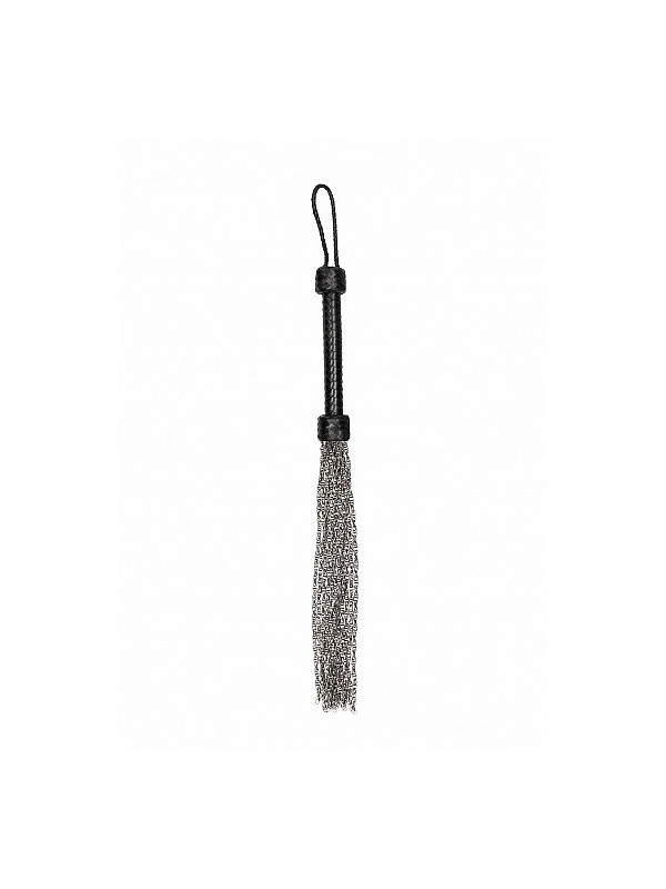 Martinet en cuir et chaines métalliques Ouch! droit