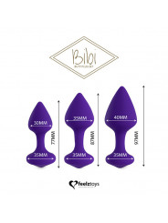 Plugs Bibi Butt FeelzToys x 3 - violet