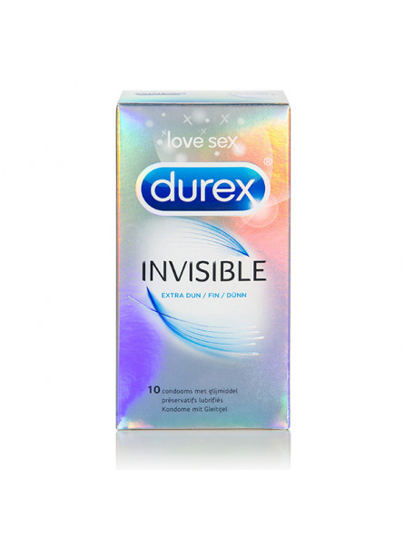 Préservatifs Invisible Durex x 10