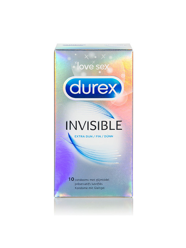 Préservatifs Invisible Durex x 10