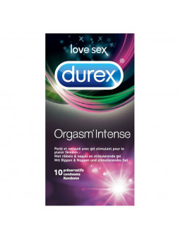 Préservatifs Orgasm'Intense Durex x 10