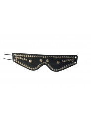 Masque BDSM avec rivets en cuir