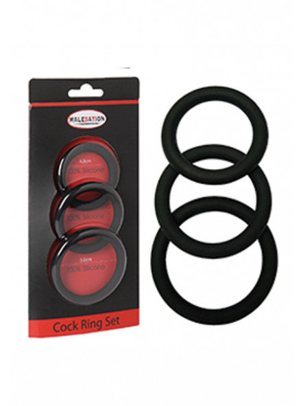 Set de 3 cockrings Malesation