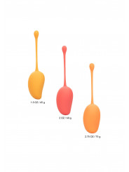 Set de 3 boules de geisha Kegel Training CalExotics