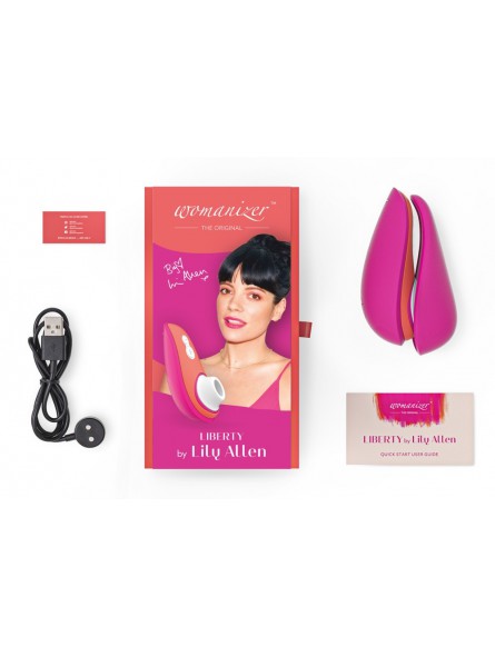 Womanizer Lily Allen ensemble Stimulateur Clitoridien Liberty Womanizer by Lily Allen