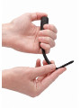 Sonde vibrante en silicone flexible Sonde vibrante en silicone Bullet Plug With Beaded Tip Ouch!