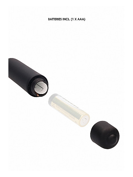 Sonde vibrante en silicone pile Sonde vibrante en silicone Bullet Plug With Beaded Tip Ouch!