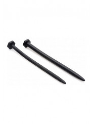 Sondes clou et vis x2 Master Series en silicone vue horizontale