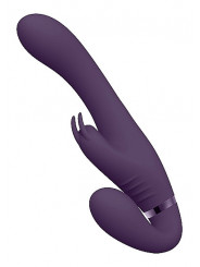 Vibromasseur rabbit Suki violet VIVE profil