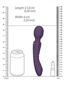 Wand Nami avec embouts VIVE violet dimensions