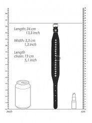Menottes chevilles Diamond Ouch! dimensions