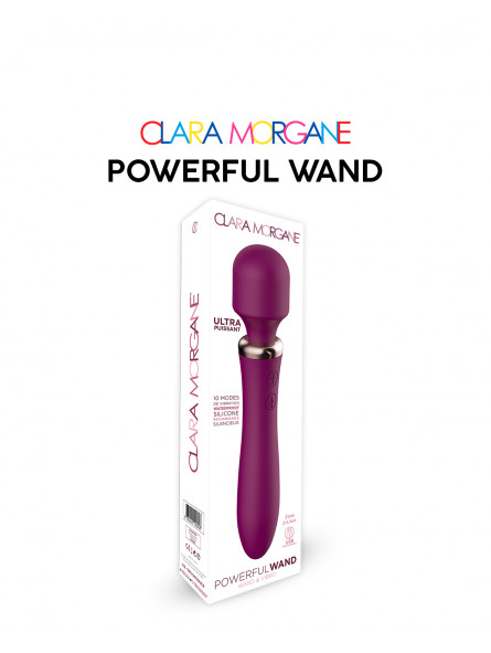 Powerful Wand Clara Morgane Violet Packaging Powerful Wand Clara Morgane
