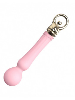 Wand Confidence Heating Massager Zalo Rose incliné